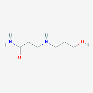 3-[(3-Hydroxypropyl)amino]propanamide