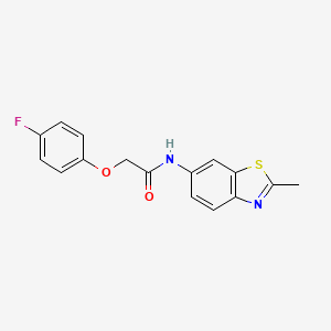 2-(4-fluorophenoxy)-N-(2-methylbenzo[d]thiazol-6-yl)acetamide