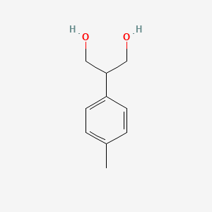 molecular formula C10H14O2 B14162529 1,3-Propanediol, 2-p-tolyl- CAS No. 4424-32-2