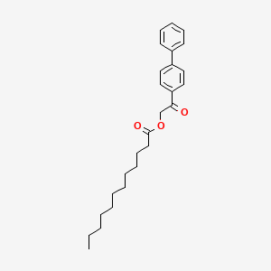 2-[1,1'-Biphenyl]-4-yl-2-oxoethyl laurate