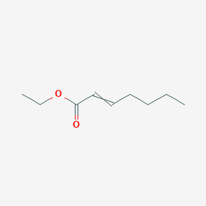 molecular formula C9H16O2 B14162567 ethyl hept-2-enoate CAS No. 2351-88-4