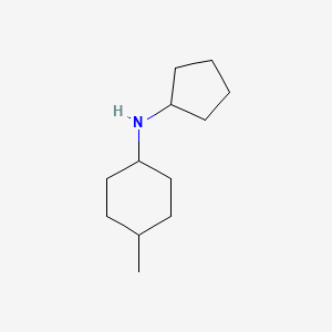 molecular formula C12H23N B1416257 N-cyclopentyl-4-methylcyclohexan-1-amine CAS No. 859520-97-1