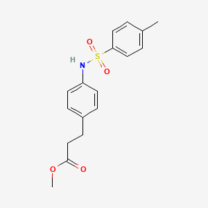 Methyl 3-[4-[(4-methylphenyl)sulfonylamino]phenyl]propanoate