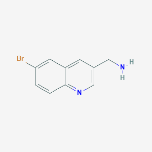 molecular formula C10H9BrN2 B14162599 (6-Bromoquinolin-3-YL)methanamine 