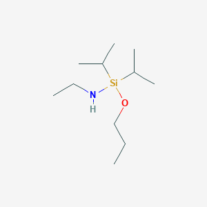 N-Ethyl-1,1-di(propan-2-yl)-1-propoxysilanamine