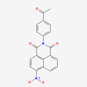 2-(4-Acetylphenyl)-6-nitrobenzo[de]isoquinoline-1,3-dione