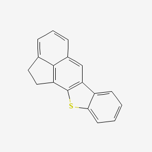 molecular formula C18H12S B14162656 1,2-Dihydroacenaphtho[3,4-b]benzo[d]thiophene CAS No. 15091-34-6