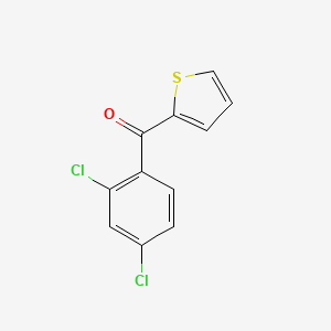 molecular formula C11H6Cl2OS B14162668 (2,4-Dichlorophenyl)(thiophen-2-yl)methanone CAS No. 20409-62-5