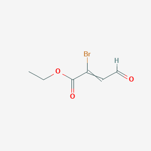 (Z)-Ethyl 2-bromo-4-oxobut-2-enoate