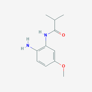 molecular formula C11H16N2O2 B1416268 N-(2-Amino-5-methoxyphenyl)-2-methylpropanamide CAS No. 903822-32-2