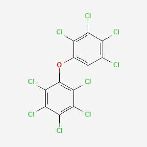 molecular formula C12HCl9O B14162692 2,2',3,3',4,4',5,5',6-Nonachlorodiphenyl ether CAS No. 83992-73-8