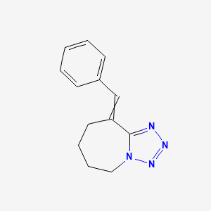 9-Benzylidene-6,7,8,9-tetrahydro-5H-tetrazolo[1,5-a]azepine