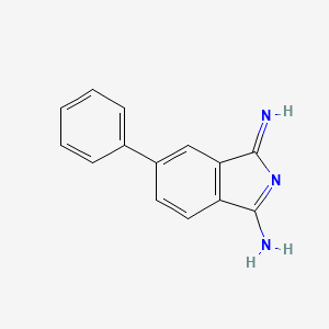 3-Imino-5-phenylisoindol-1-amine