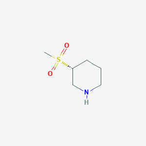 molecular formula C6H13NO2S B1416272 (R)-3-(Methylsulfonyl)piperidine CAS No. 1234576-83-0