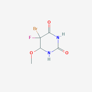 5-Bromo-5-fluoro-6-methoxy-hexahydro-pyrimidine-2,4-dione