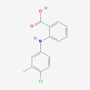 molecular formula C14H12ClNO2 B14162751 2-[(4-Chloro-3-methylphenyl)amino]benzoic acid CAS No. 898128-45-5