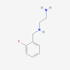 molecular formula C9H13FN2 B1416277 N-(2-氟苄基)乙烷-1,2-二胺 CAS No. 953072-16-7