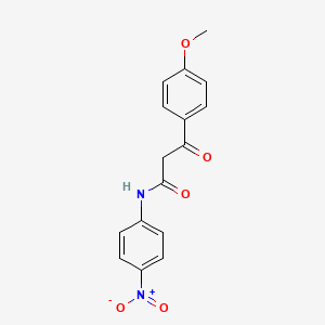 3-(4-Methoxyphenyl)-n-(4-nitrophenyl)-3-oxopropanamide