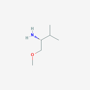 molecular formula C6H15NO B1416278 (R)-1-Methoxymethyl-2-methyl-propylamine CAS No. 167254-69-5