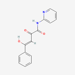 molecular formula C15H12N2O3 B14162786 (2Z)-2-hydroxy-4-oxo-4-phenyl-N-(pyridin-2-yl)but-2-enamide 