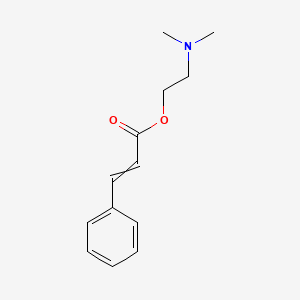 molecular formula C13H17NO2 B14162796 2-Propenoic acid, 3-phenyl-, 2-(dimethylamino)ethyl ester CAS No. 4067-25-8