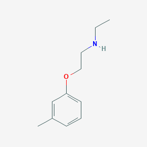 molecular formula C11H17NO B1416280 N-Ethyl-2-(3-methylphenoxy)ethanamine CAS No. 915924-03-7
