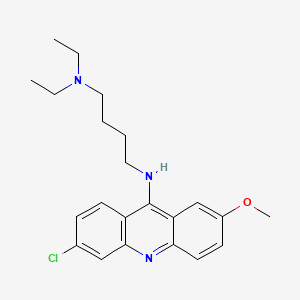 molecular formula C22H28ClN3O B14162847 Acrichin 8 CAS No. 522-21-4