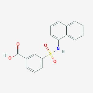 3-(naphthalen-1-ylsulfamoyl)benzoic Acid