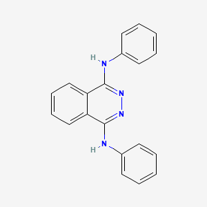 molecular formula C20H16N4 B14162898 N,N'-diphenylphthalazine-1,4-diamine CAS No. 87166-61-8