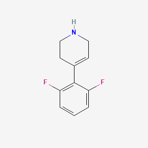 molecular formula C11H11F2N B1416293 4-(2,6-Difluorophenyl)-1,2,3,6-tetrahydropyridine CAS No. 869189-96-8