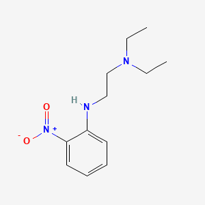 molecular formula C12H19N3O2 B14162938 Aniline, N-(2-(diethylamino)ethyl)-2-nitro- CAS No. 40516-95-8