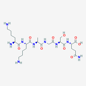 L-Lysyl-L-lysyl-L-alanylglycyl-L-seryl-L-glutamine