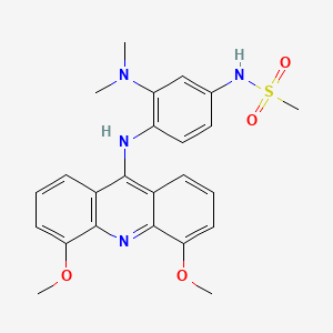 Methanesulfonamide, N-(4-((4,5-dimethoxy-9-acridinyl)amino)-3-(dimethylamino)phenyl)-