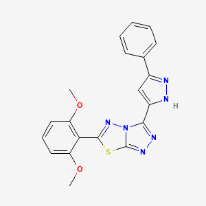 molecular formula C20H16N6O2S B14162971 Glyceryl lactopalmitate CAS No. 850229-73-1