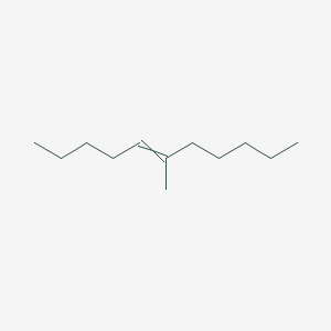 molecular formula C12H24 B14162980 6-Methylundec-5-ene CAS No. 83687-45-0