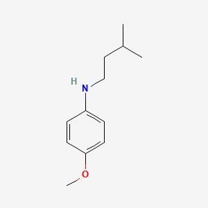 molecular formula C12H19NO B1416301 4-methoxy-N-(3-methylbutyl)aniline CAS No. 847224-60-6