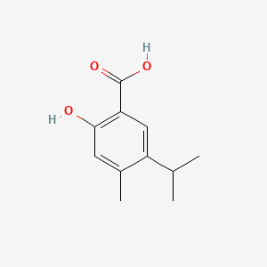 molecular formula C11H14O3 B14163071 2-hydroxy-4-methyl-5-propan-2-ylbenzoic acid CAS No. 17479-64-0