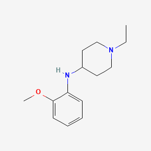molecular formula C14H22N2O B1416310 1-ethyl-N-(2-methoxyphenyl)piperidin-4-amine CAS No. 1019543-38-4