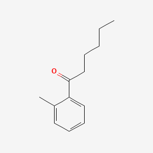 molecular formula C13H18O B14163102 1-(2-Methylphenyl)hexan-1-one CAS No. 35028-08-1