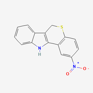 2-Nitro-6,11-dihydrothiochromeno[4,3-b]indole