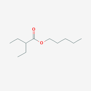 molecular formula C11H22O2 B14163143 Pentyl 2-ethylbutanoate CAS No. 5129-49-7