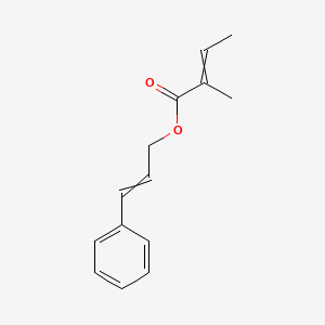 3-Phenyl-2-propen-1-yl 2-methyl-2-butenoate