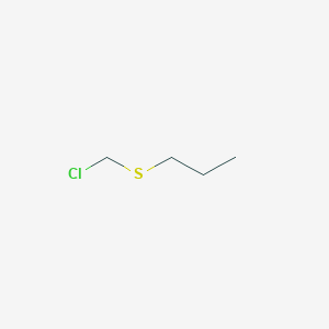 molecular formula C4H9ClS B14163180 1-(Chloromethylsulfanyl)propane CAS No. 42330-15-4