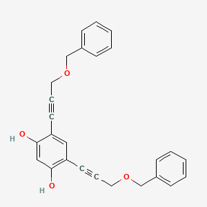 4,6-Bis[3-(benzyloxy)prop-1-yn-1-yl]benzene-1,3-diol