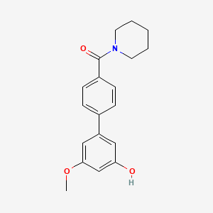 (3'-Hydroxy-5'-methoxy[1,1'-biphenyl]-4-yl)(piperidin-1-yl)methanone