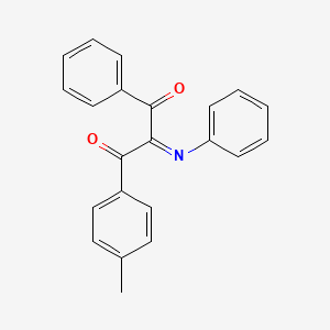 molecular formula C22H17NO2 B14163220 Propane-1,3-dione, 1-(4-methylphenyl)-2-(phenylimino)-3-phenyl- CAS No. 92630-43-8