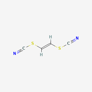 molecular formula C4H2N2S2 B14163222 Vinylene bisthiocyanate CAS No. 14150-71-1