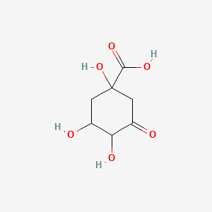 1,3,4-Trihydroxy-5-oxocyclohexane-1-carboxylic acid