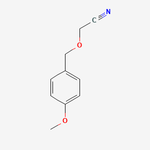 molecular formula C10H11NO2 B1416325 2-[(4-甲氧基苯基)甲氧基]乙腈 CAS No. 1020944-81-3