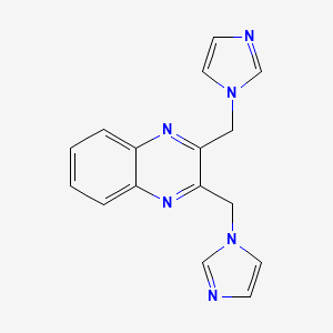 2,3-Bis[(1H-imidazol-1-yl)methyl]quinoxaline